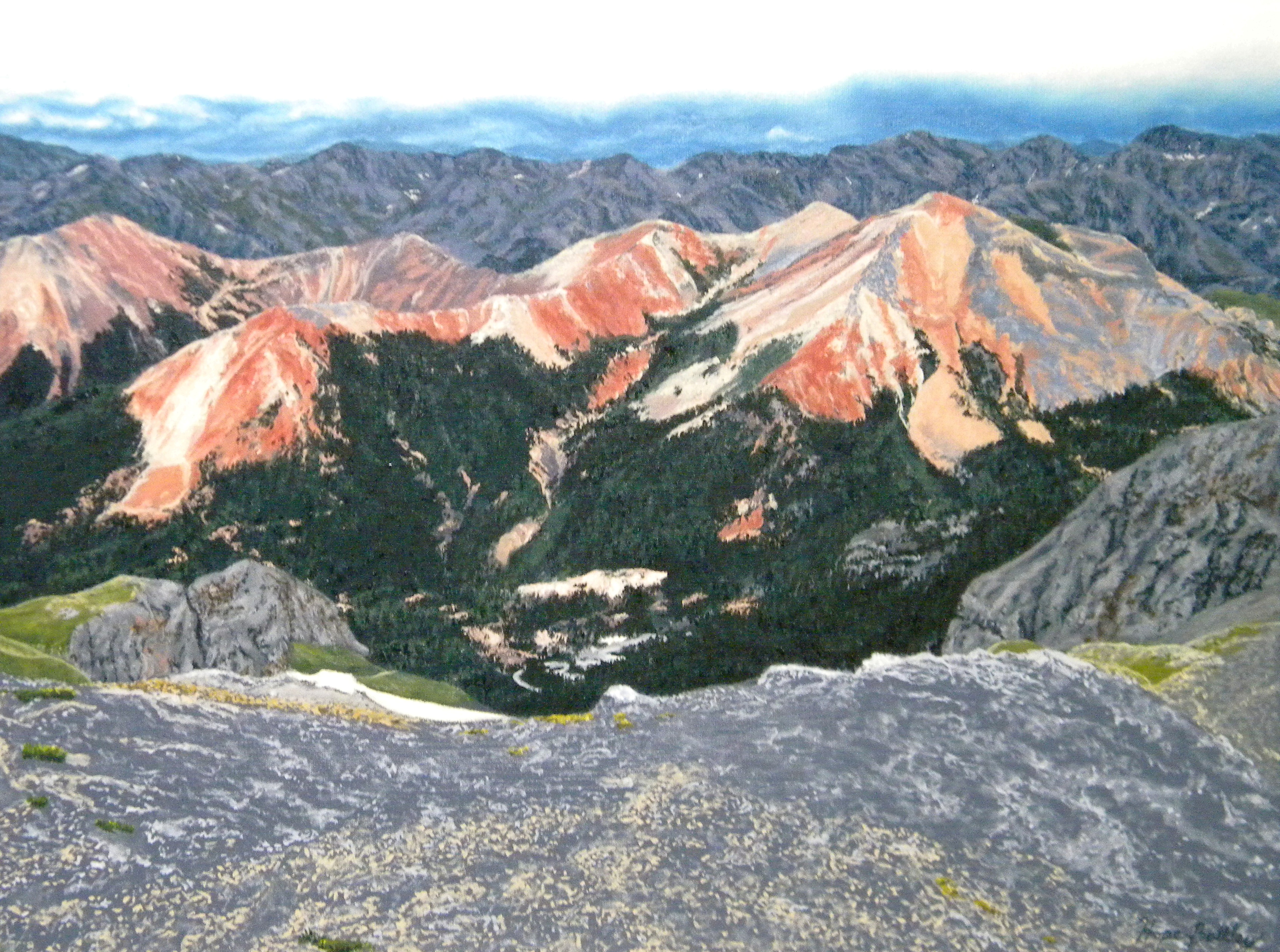 San Juan Mountains at Imogene Pass